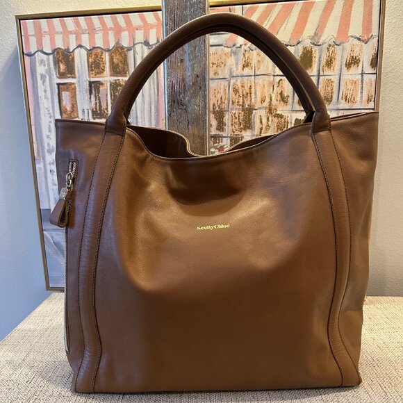See by Chloe Harriet Side Zip Pocket Hobo Bag - Picture 1 of 11